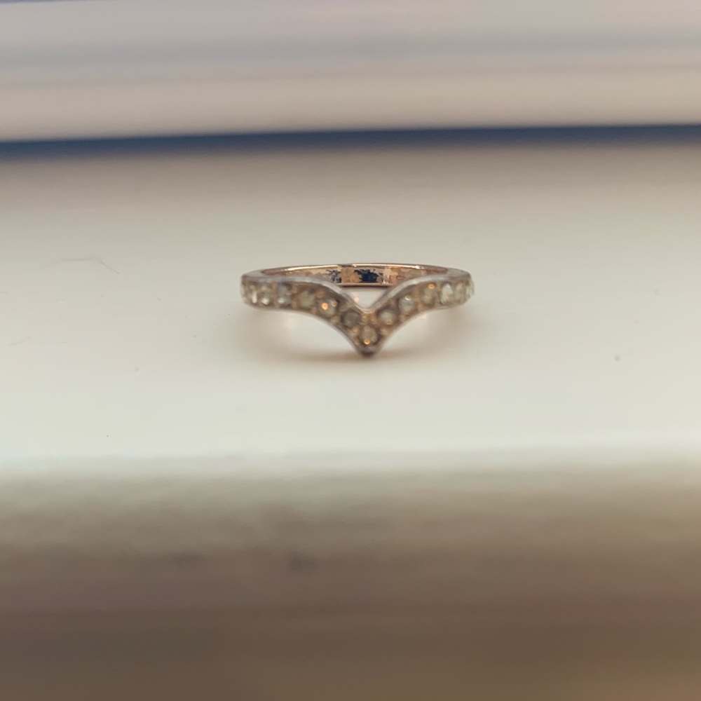 Rhinestone pave midi ring